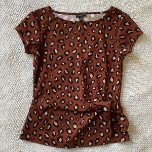 Ann Taylor leopard print top